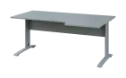 ORK 28 - 186 stůl kancelářský, rohový, pravý, kovová podnož stříbrná, deska 25 mm, široký 1800 mm, š