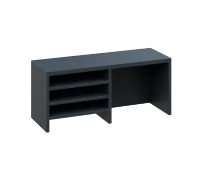 ONN - 85 nástavba stolová, vrchní deska 25 mm, antracit