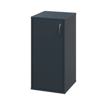 OV 2 - 4D kancelářská skříň, 1-dveřová, levá, 750x400x400, antracit