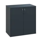 OV 2 - 8D kancelářská skříň, 2-dveřová, 750x800x400, antracit