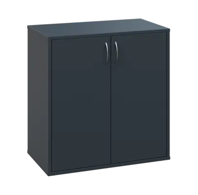 OV 2 - 8D kancelářská skříň, 2-dveřová, 750x800x400, antracit