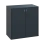 OV 2 - 8D kancelářská skříň, 2-dveřová, 750x800x400, antracit