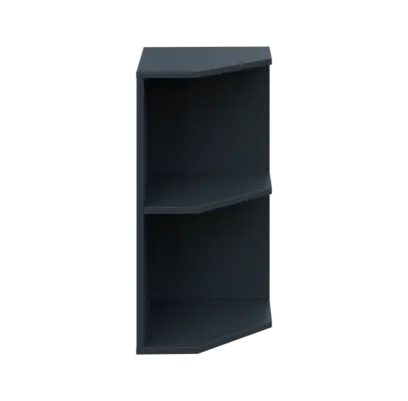 OZV 2 - 4 kancelářská skříň rohová, pravá, 750x400x400, antracit