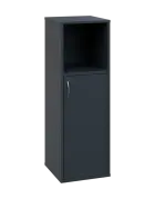OV 3 - 4DN kancelářská skříň, 1-dveřová/nika, pravá, 1100x400x400, antracit