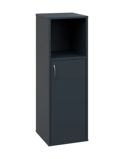 OV 3 - 4DN kancelářská skříň, 1-dveřová/nika, pravá, 1100x400x400, antracit