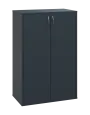 OV 3 - 8D kancelářská skříň, 2-dveřová, 1100x800x400, antracit