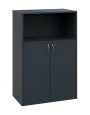 OV 3 - 8DN kancelářská skříň, 2-dveřová/nika, 1100x800x400, antracit