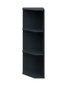 OZV 3 - 4 kancelářská skříň rohová, levá, 1100x400x400, antracit