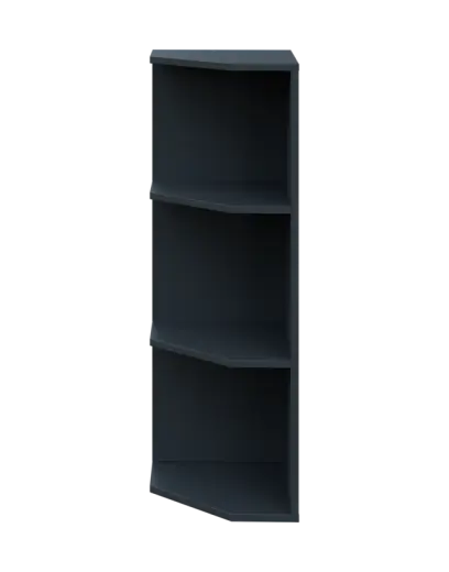 OZV 3 - 4 kancelářská skříň rohová, levá, 1100x400x400, antracit