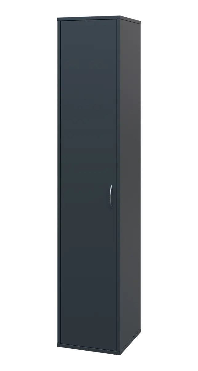 OV 5 - 4D kancelářská skříň, 1-dveřová, levá, 1800x400x400, antracit