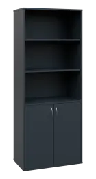 OV 5 - 8DN3 kancelářská skříň, 2-dveřová/nika, 1800x800x400, antracit
