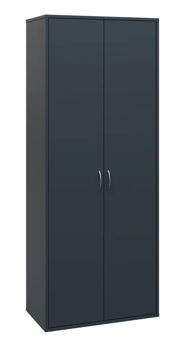 OV 5 - 8D kancelářská skříň, 2-dveřová, 1800x800x400, antracit