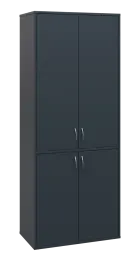 OV 5 - 84D kancelářská skříň, 4-dveřová, 1800x800x400, antracit