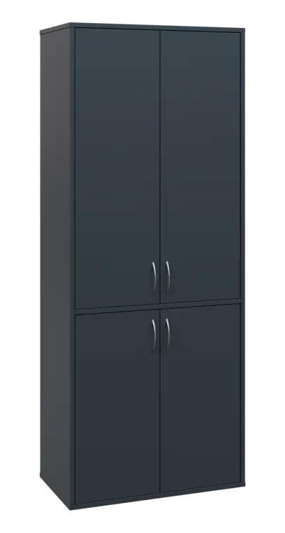 OV 5 - 84D kancelářská skříň, 4-dveřová, 1800x800x400, antracit