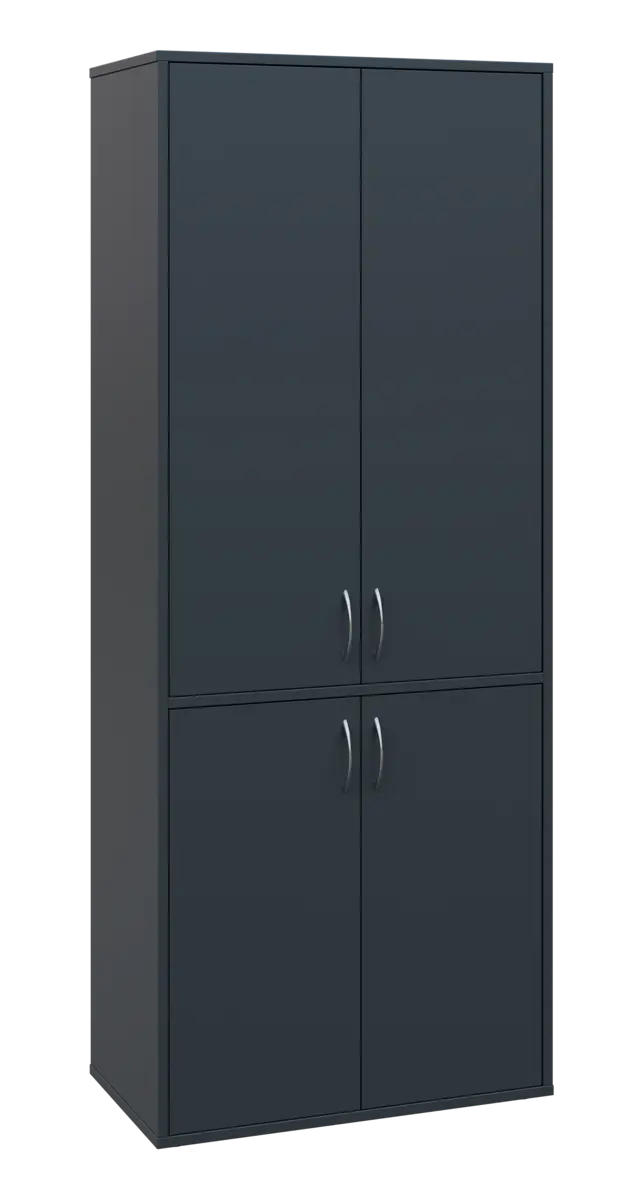 OV 5 - 84D kancelářská skříň, 4-dveřová, 1800x800x400, antracit