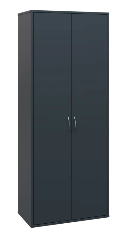 OSR 5 - 81 šatní skříň, 2-dveřová, výsuvné ramínko, šatní vložka, 1800x800x400, antracit