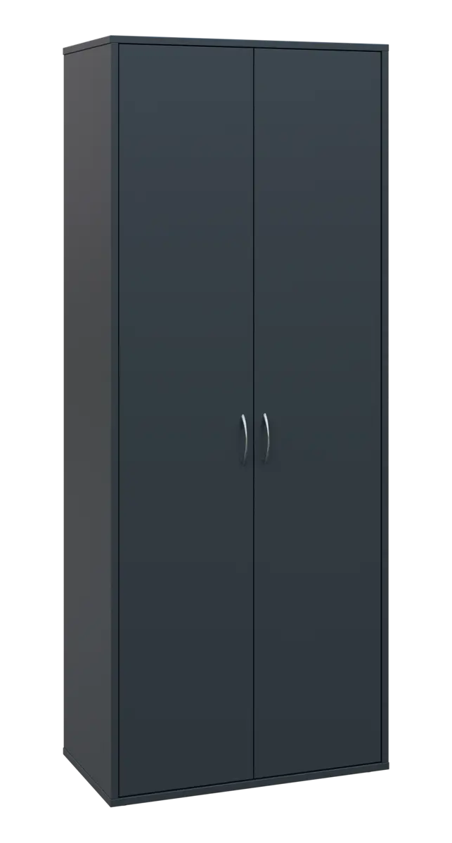 OSR 5 - 81 šatní skříň, 2-dveřová, výsuvné ramínko, šatní vložka, 1800x800x400, antracit