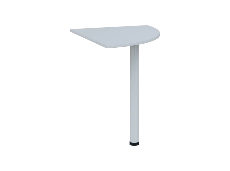 TS 6 - 8 deska spojovací, kovová podnož bílá, síla desky 18 mm, široká 800 mm, bílá