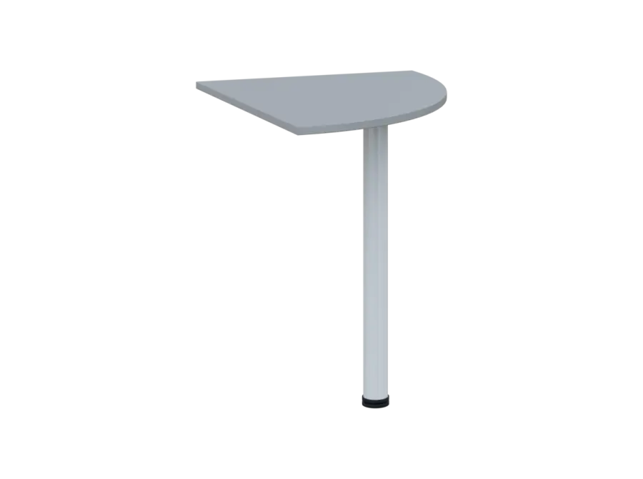 TS 6 - 8 deska spojovací, kovová podnož bílá, síla desky 18 mm, široká 800 mm, šedá