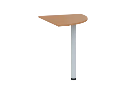 TS 6 - 8 deska spojovací, kovová podnož bílá, síla desky 18 mm, široká 800 mm, buk royal