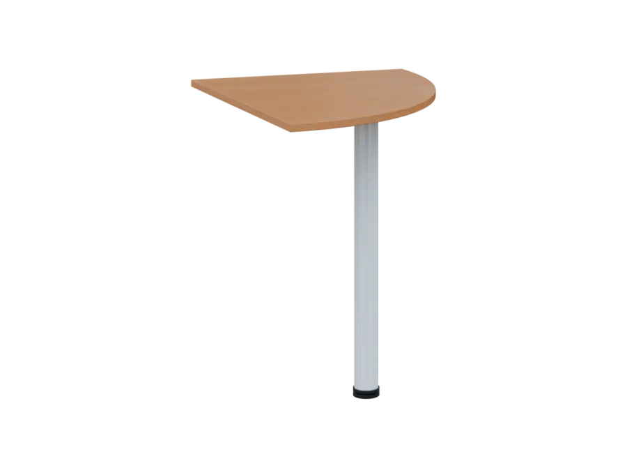 TS 6 - 8 deska spojovací, kovová podnož bílá, síla desky 18 mm, široká 800 mm, buk royal