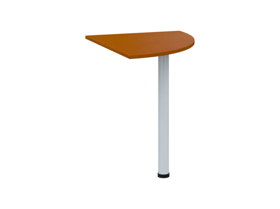 TS 6 - 8 deska spojovací, kovová podnož bílá, síla desky 18 mm, široká 800 mm, třešeň šumavská