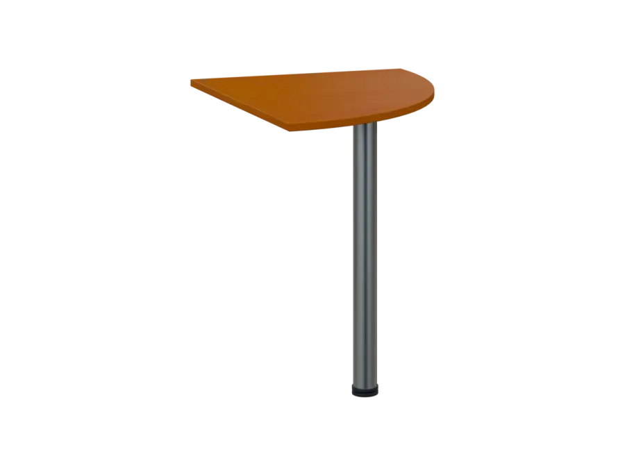 TS 6 - 8 deska spojovací, kovová podnož chrom, síla desky 18 mm, široká 800 mm, třešeň šumavská