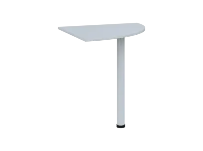 TS 7 - 7 deska spojovací, kovová podnož bílá, síla desky 18 mm, široká 700 mm, bílá