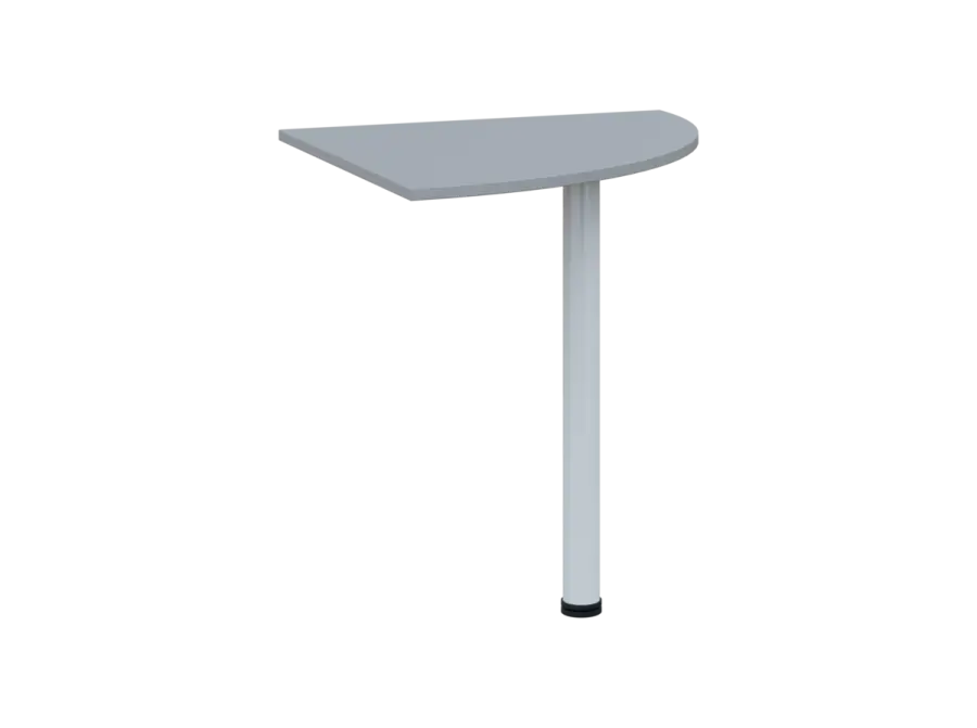 TS 7 - 7 deska spojovací, kovová podnož bílá, síla desky 18 mm, široká 700 mm, šedá