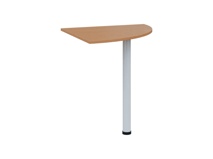 TS 7 - 7 deska spojovací, kovová podnož bílá, síla desky 18 mm, široká 700 mm, buk royal