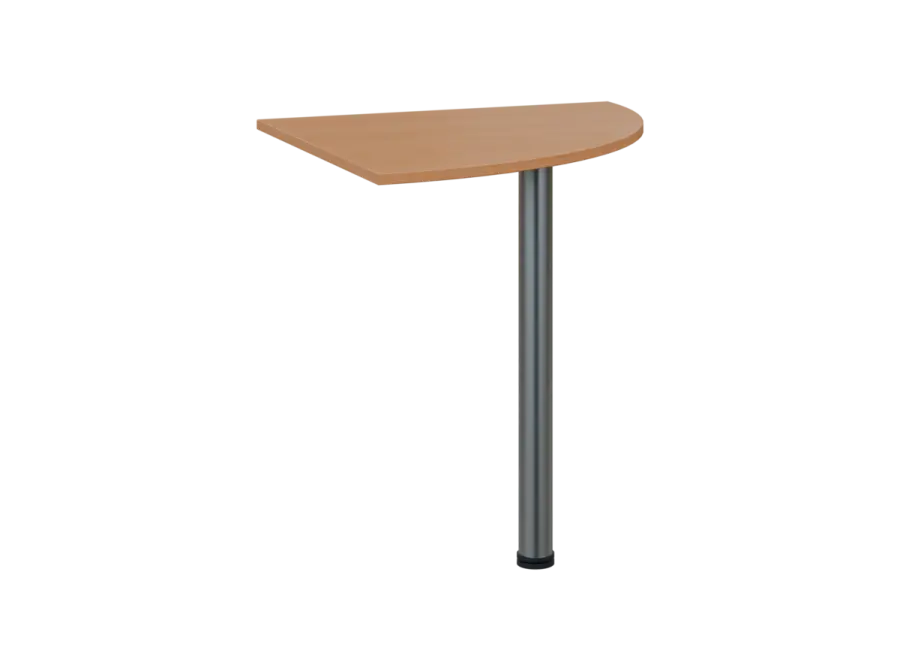 TS 7 - 7 deska spojovací, kovová podnož chrom, síla desky 18 mm, široká 700 mm, buk royal