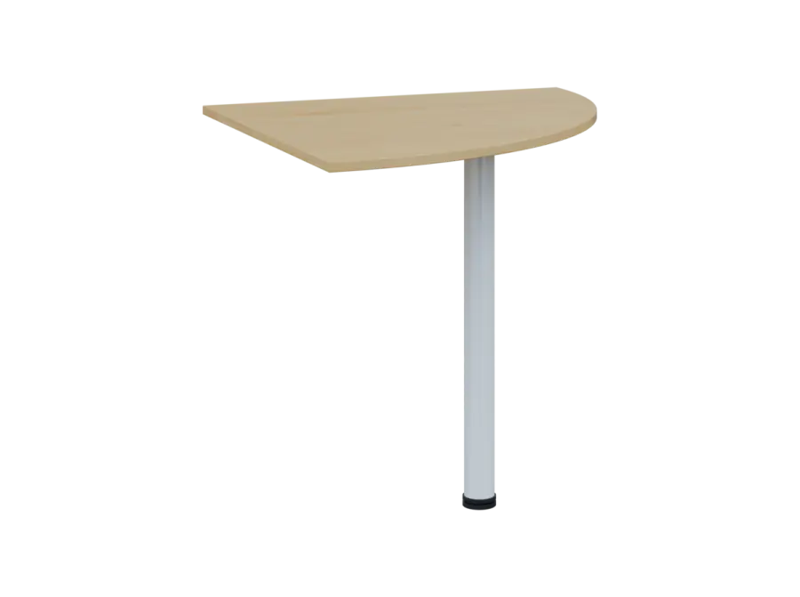 TS 8 - 8 deska spojovací, kovová podnož bílá, síla desky 18 mm, široká 800 mm, javor horský