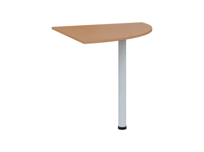 TS 8 - 8 deska spojovací, kovová podnož bílá, síla desky 18 mm, široká 800 mm, buk royal