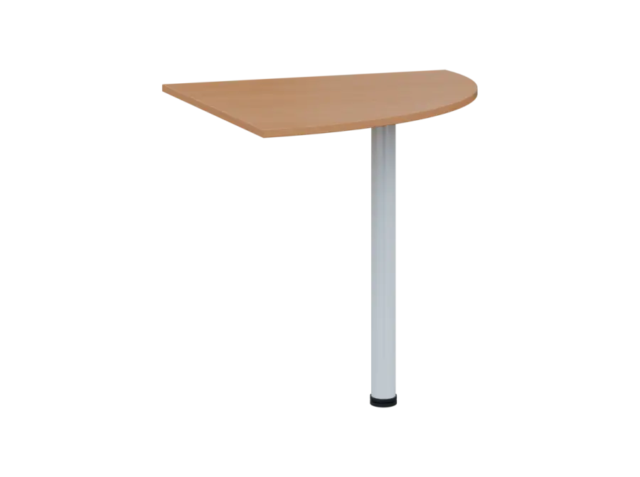 TS 8 - 8 deska spojovací, kovová podnož bílá, síla desky 18 mm, široká 800 mm, buk royal