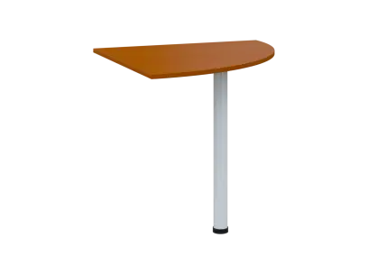 TS 8 - 8 deska spojovací, kovová podnož bílá, síla desky 18 mm, široká 800 mm, třešeň šumavská