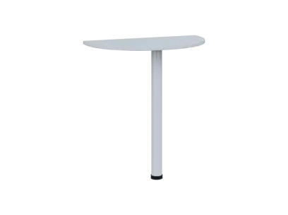 TJD - 70 přístavba jednací, kovová podnož bílá, síla desky 18 mm, široká 700 mm, bílá