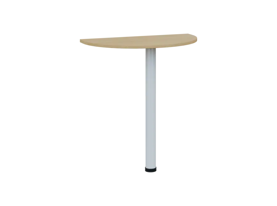 TJD - 70 přístavba jednací, kovová podnož bílá, síla desky 18 mm, široká 700 mm, javor horský