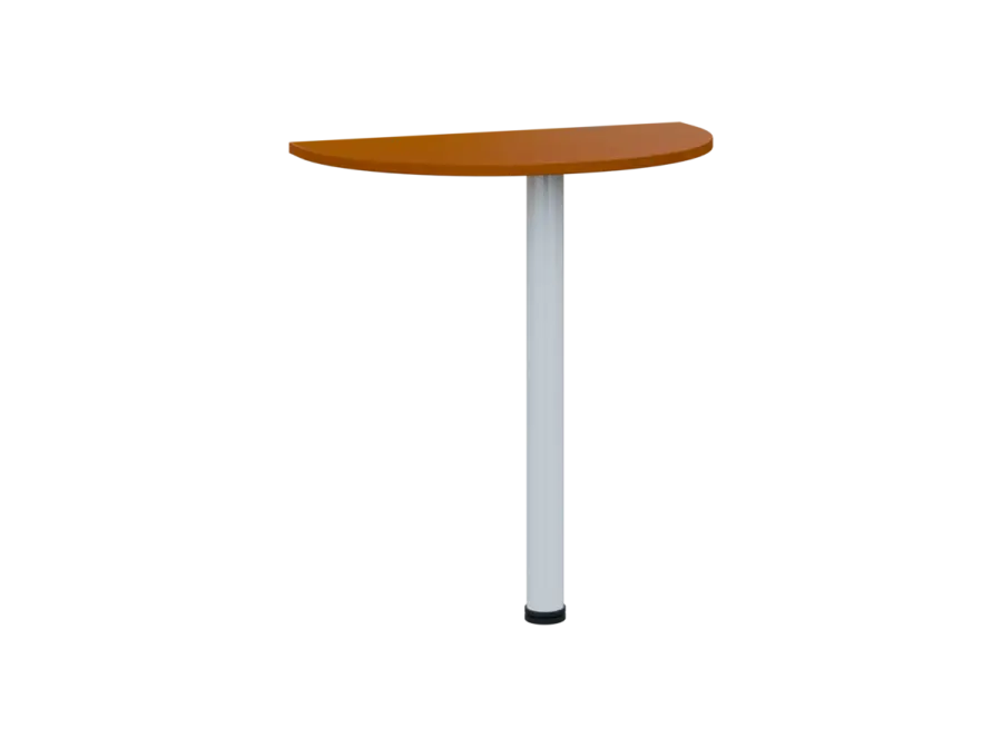 TJD - 70 přístavba jednací, kovová podnož bílá, síla desky 18 mm, široká 700 mm, třešeň šumavská