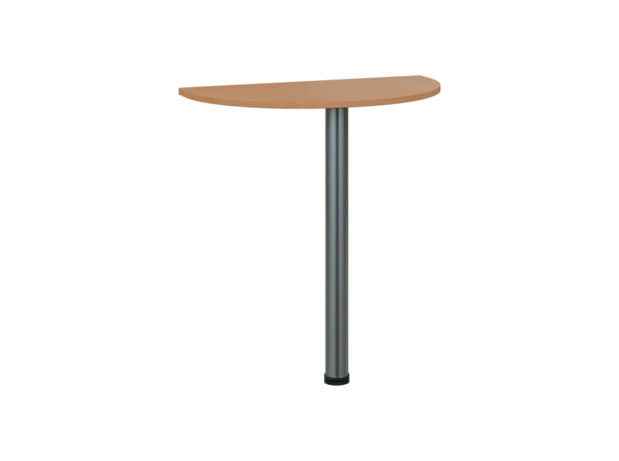 TJD - 70 přístavba jednací, kovová podnož chrom, síla desky 18 mm, široká 700 mm, buk royal