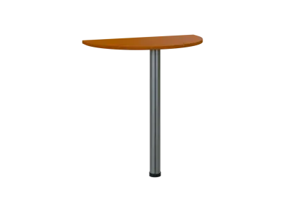 TJD - 70 přístavba jednací, kovová podnož chrom, síla desky 18 mm, široká 700 mm, třešeň šumavská