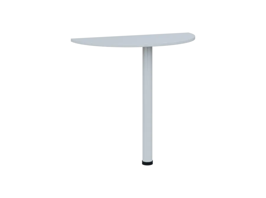 TJD - 80 přístavba jednací, kovová podnož bílá, síla desky 18 mm, široká 800 mm, bílá