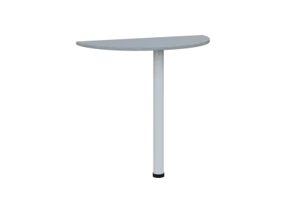 TJD - 80 přístavba jednací, kovová podnož bílá, síla desky 18 mm, široká 800 mm, šedá