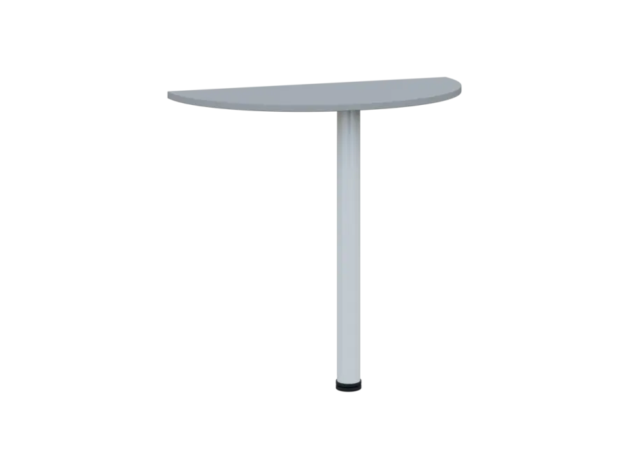 TJD - 80 přístavba jednací, kovová podnož bílá, síla desky 18 mm, široká 800 mm, šedá