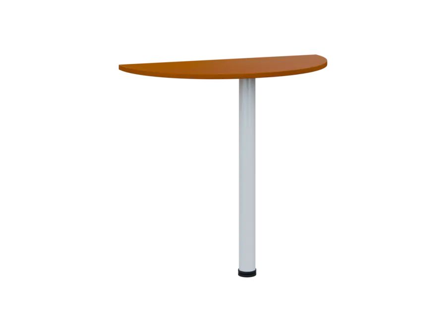 TJD - 80 přístavba jednací, kovová podnož bílá, síla desky 18 mm, široká 800 mm, třešeň šumavská