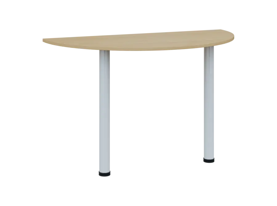 TJC - 120 přístavba jednací, kovová podnož bílá, síla desky 18 mm, široká 1200 mm, javor horský