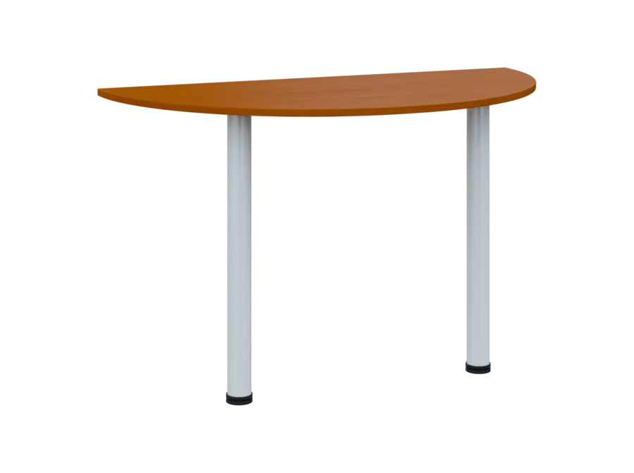 TJC - 120 přístavba jednací, kovová podnož bílá, síla desky 18 mm, široká 1200 mm, třešeň šumavská