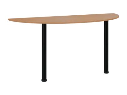 TJC - 160 přístavba jednací, kovová podnož černá, síla desky 18 mm, široká 1600 mm, buk royal