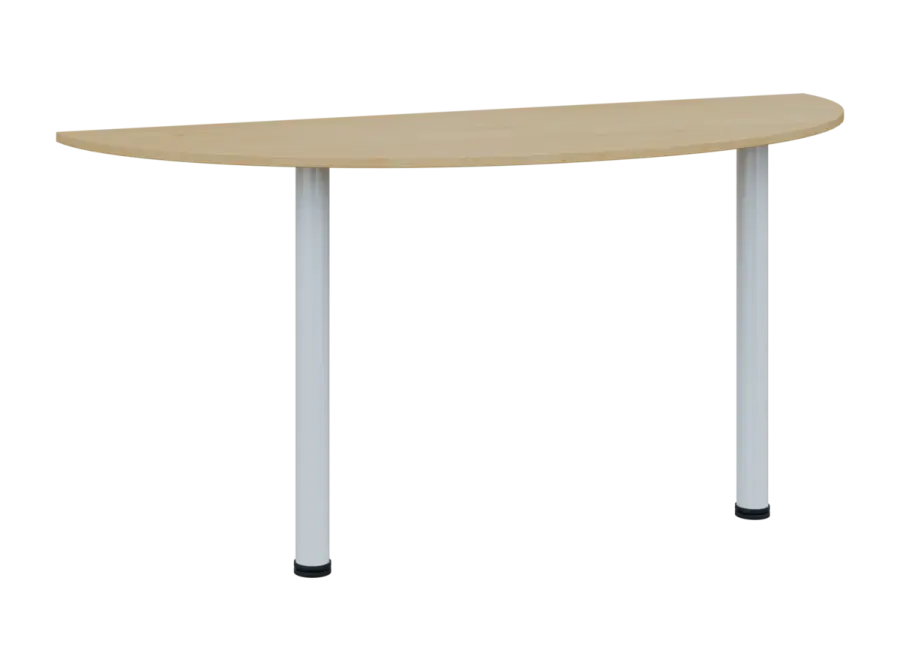 TJC - 160 přístavba jednací, kovová podnož bílá, síla desky 18 mm, široká 1600 mm, javor horský