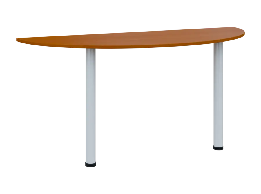 TJC - 160 přístavba jednací, kovová podnož bílá, síla desky 18 mm, široká 1600 mm, třešeň šumavská