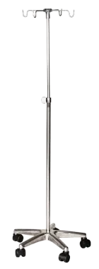 ISP 025, infuzní stojan, celonerezový